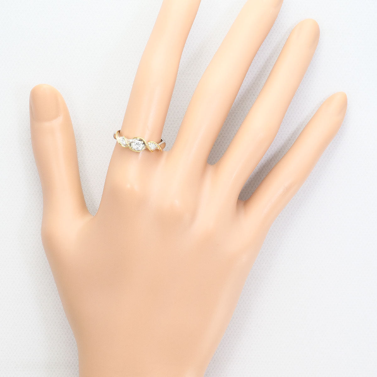 Platinum Diamond Ring – close-up