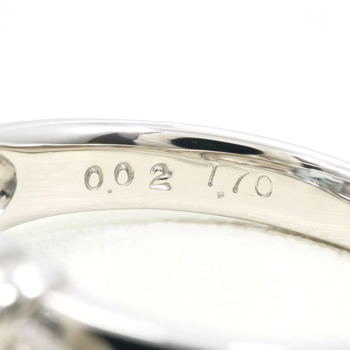 Platinum Diamond Aquamarine Ring – alternate view