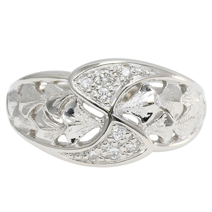Platinum Diamond Ring – front view