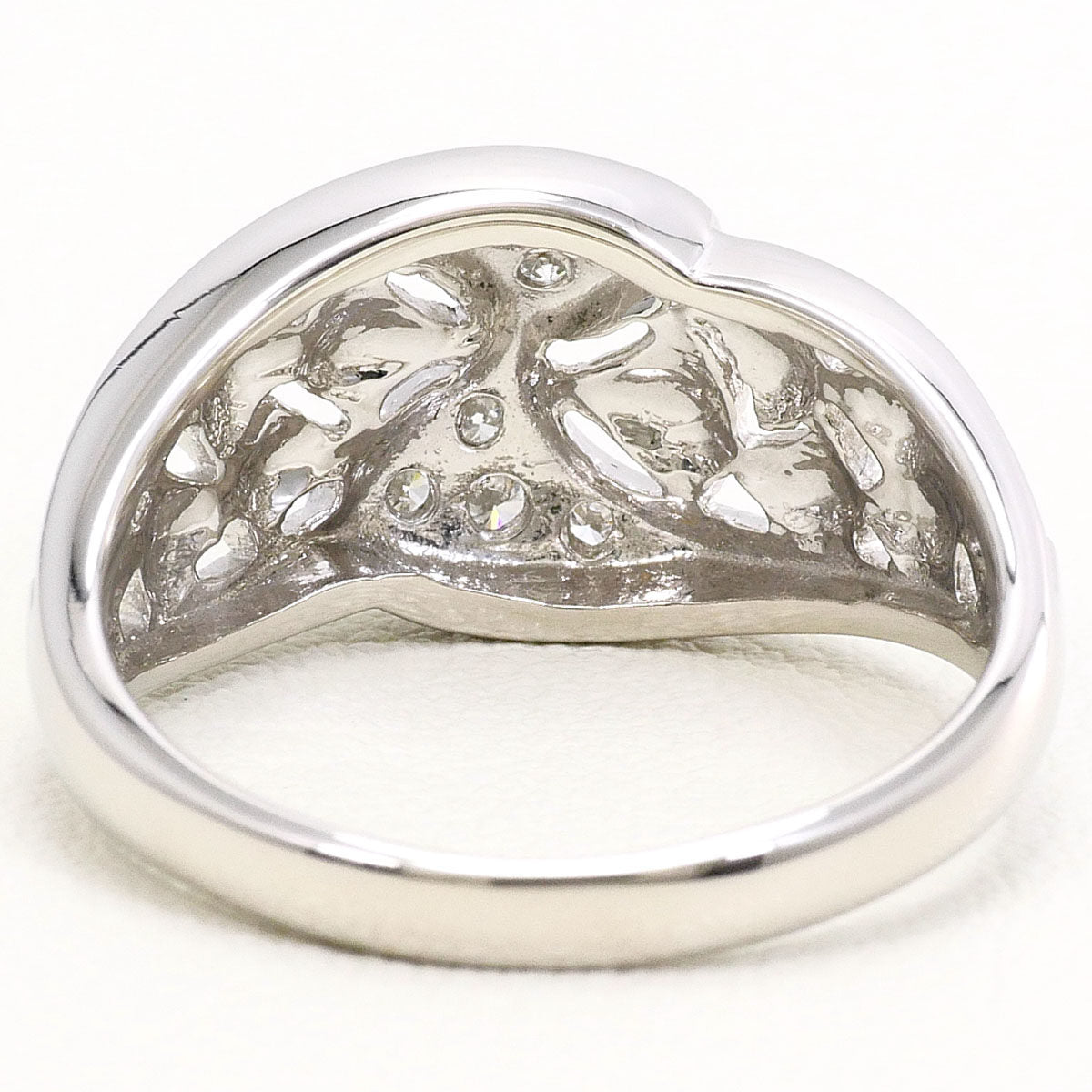 Platinum Diamond Ring – inside band