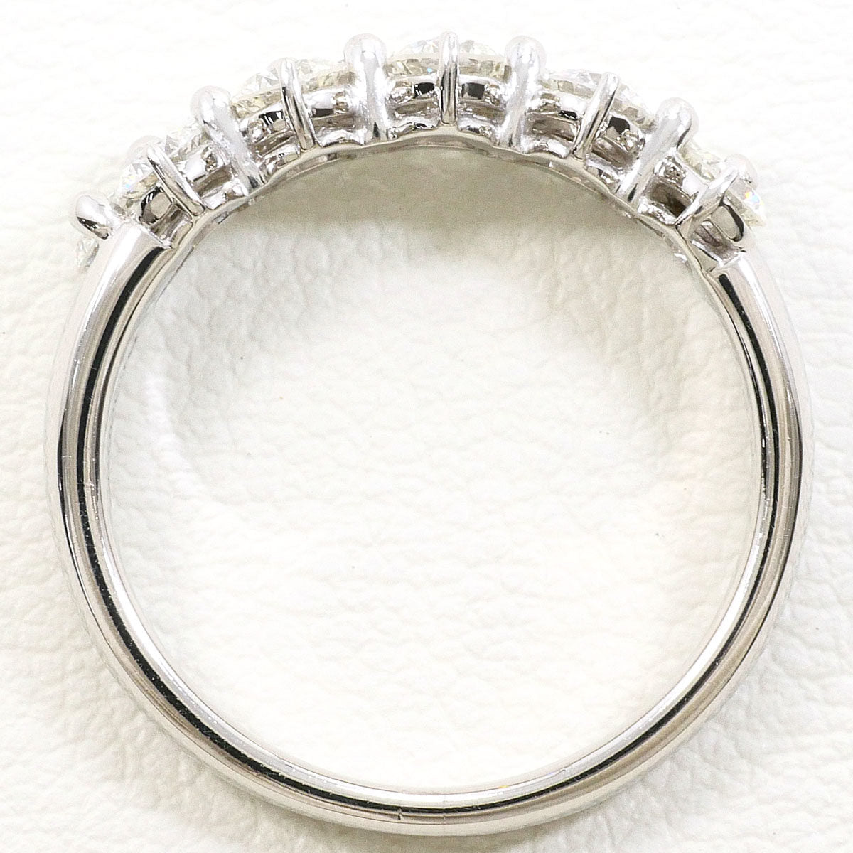 Platinum Diamond Ring – top view