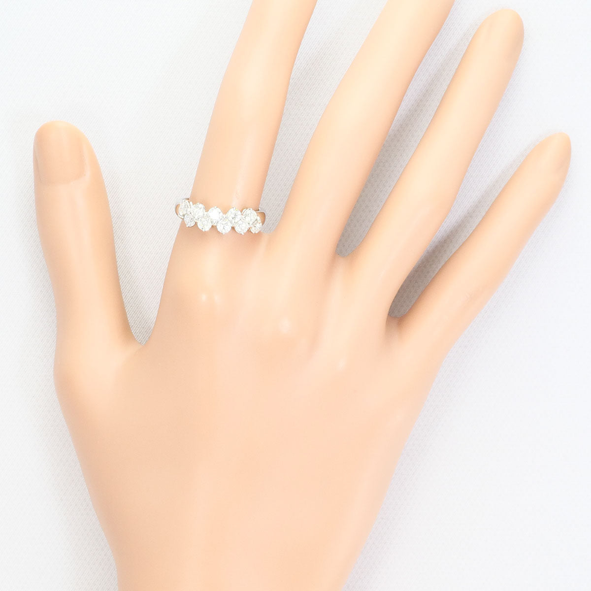 Platinum Diamond Ring – close-up