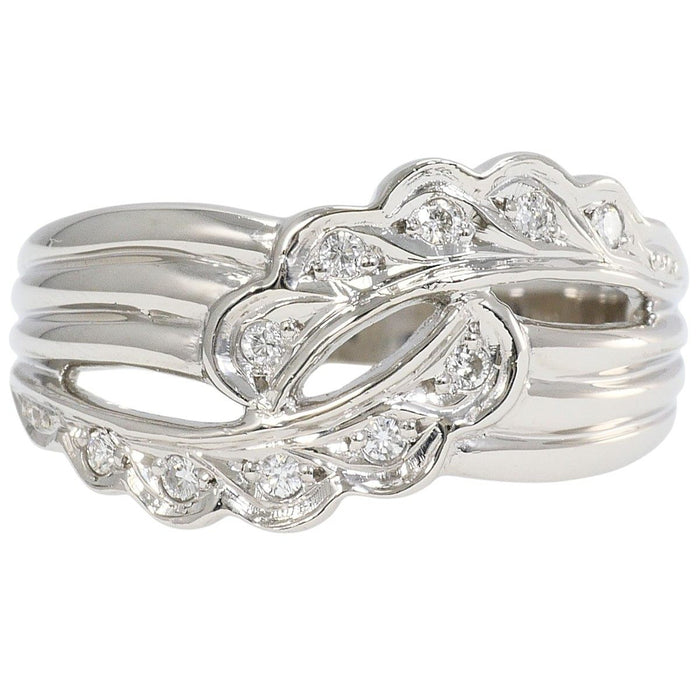 Platinum Diamond Ring – front view