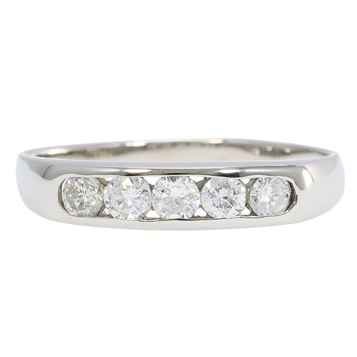 Platinum Diamond Ring – front view