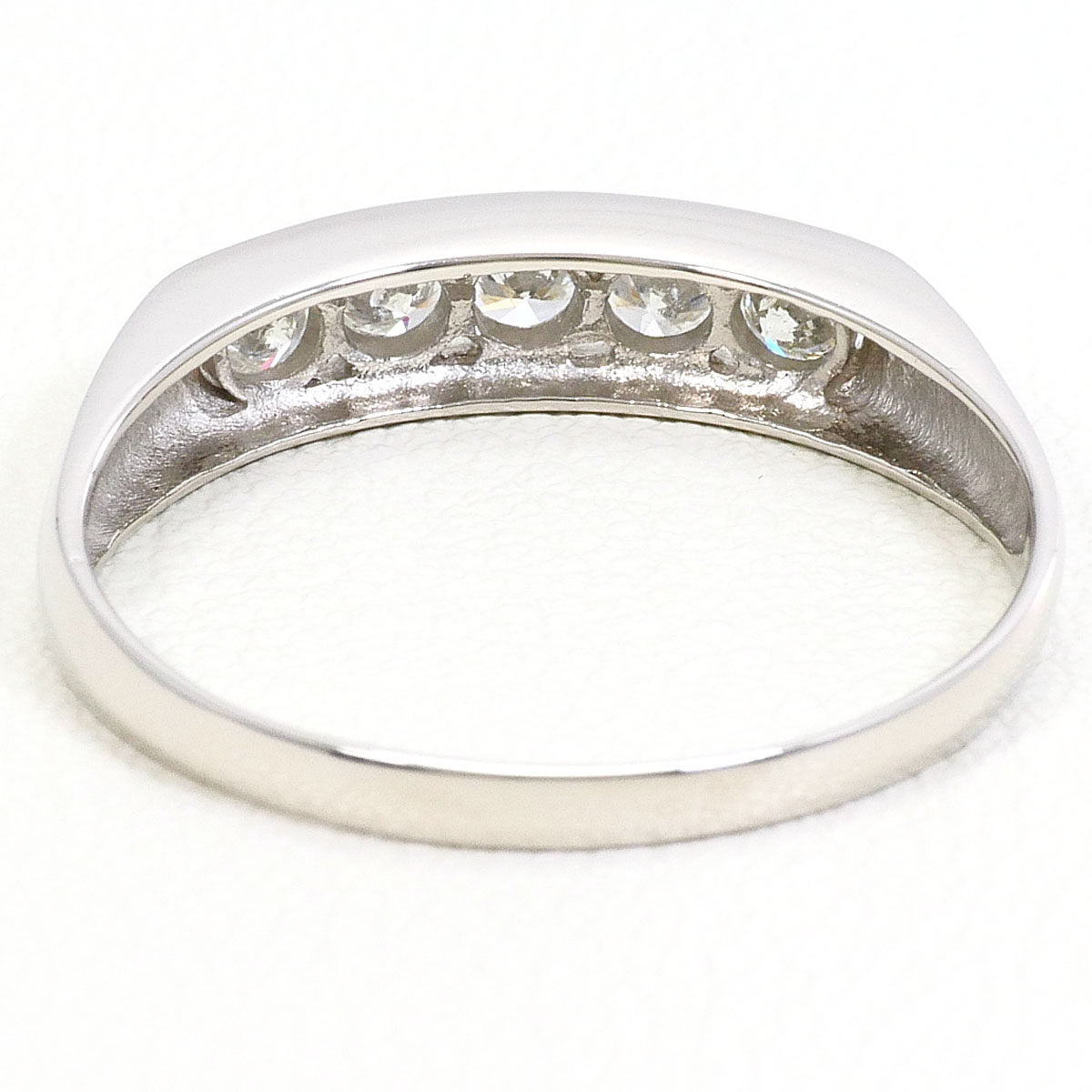 Platinum Diamond Ring – inside band