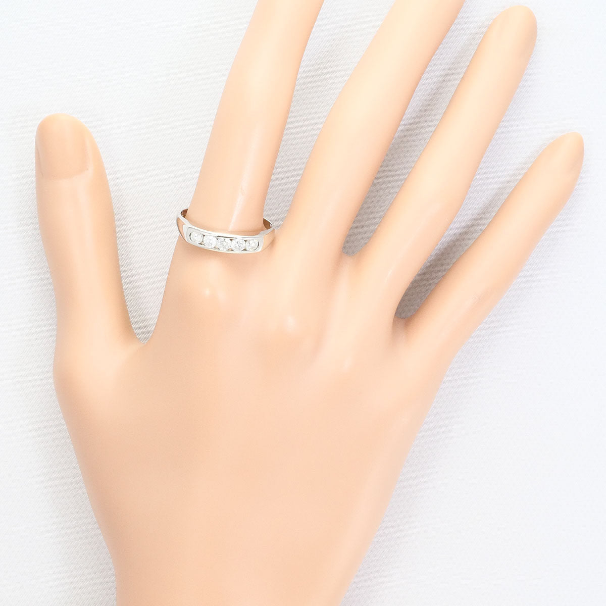 Platinum Diamond Ring – close-up