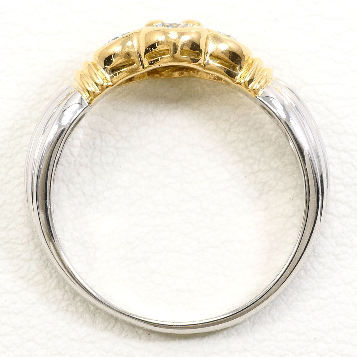 Platinum Diamond Ring – top view