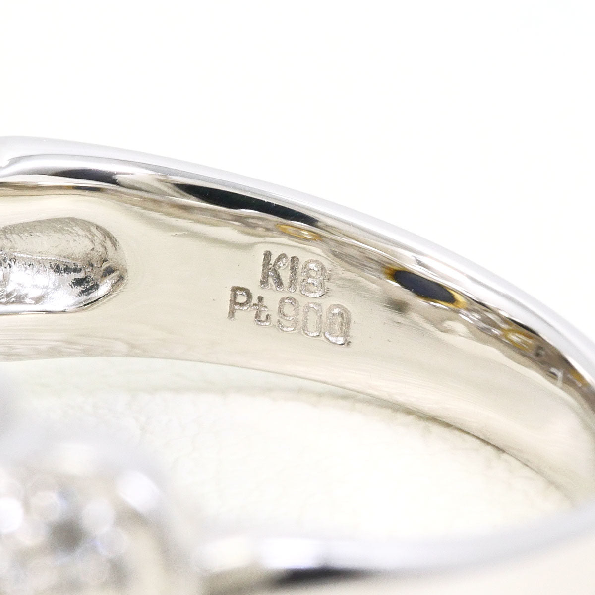 Platinum Star Diamond Sapphire Ring – alternate view