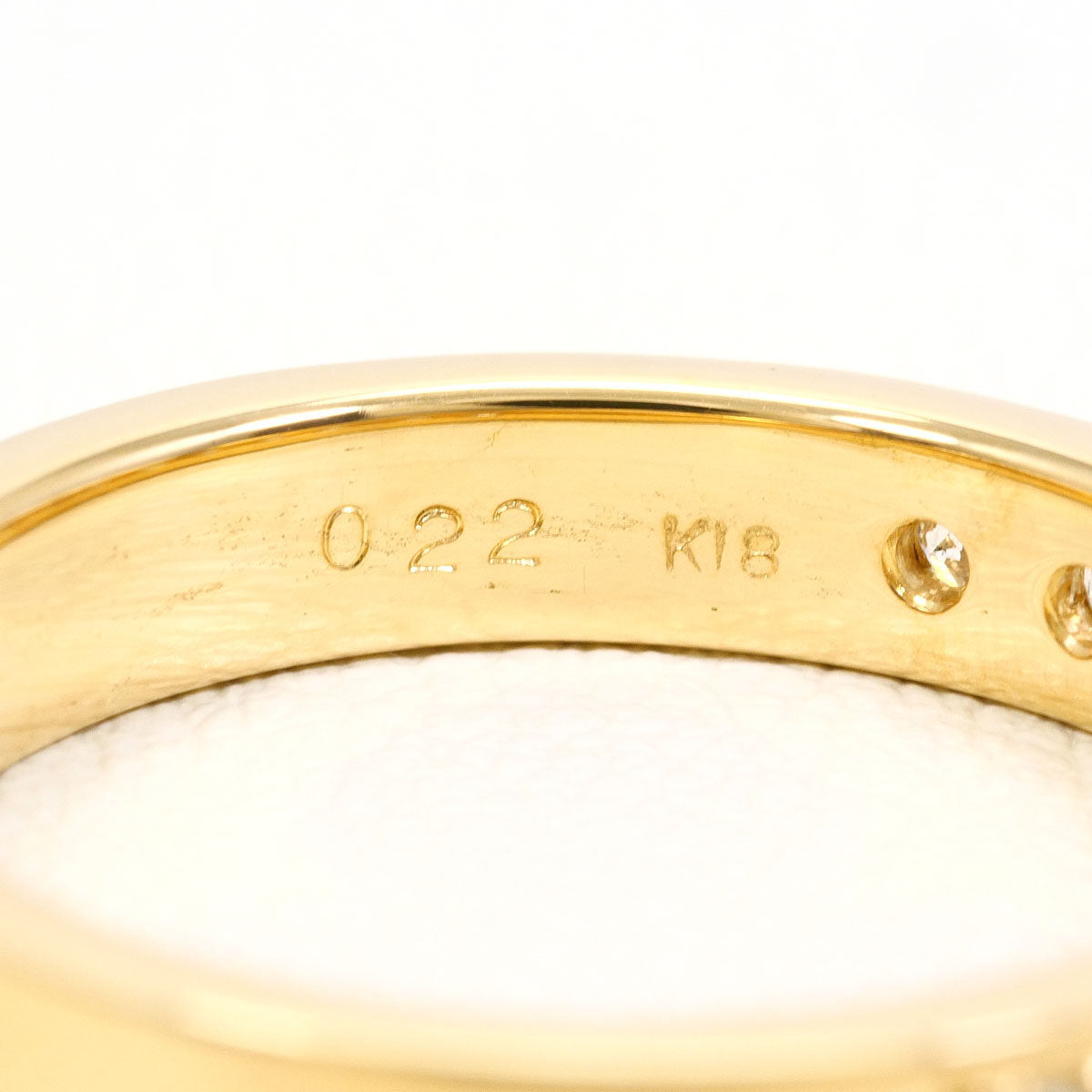 18K Yellow Gold Diamond Ring – packaging