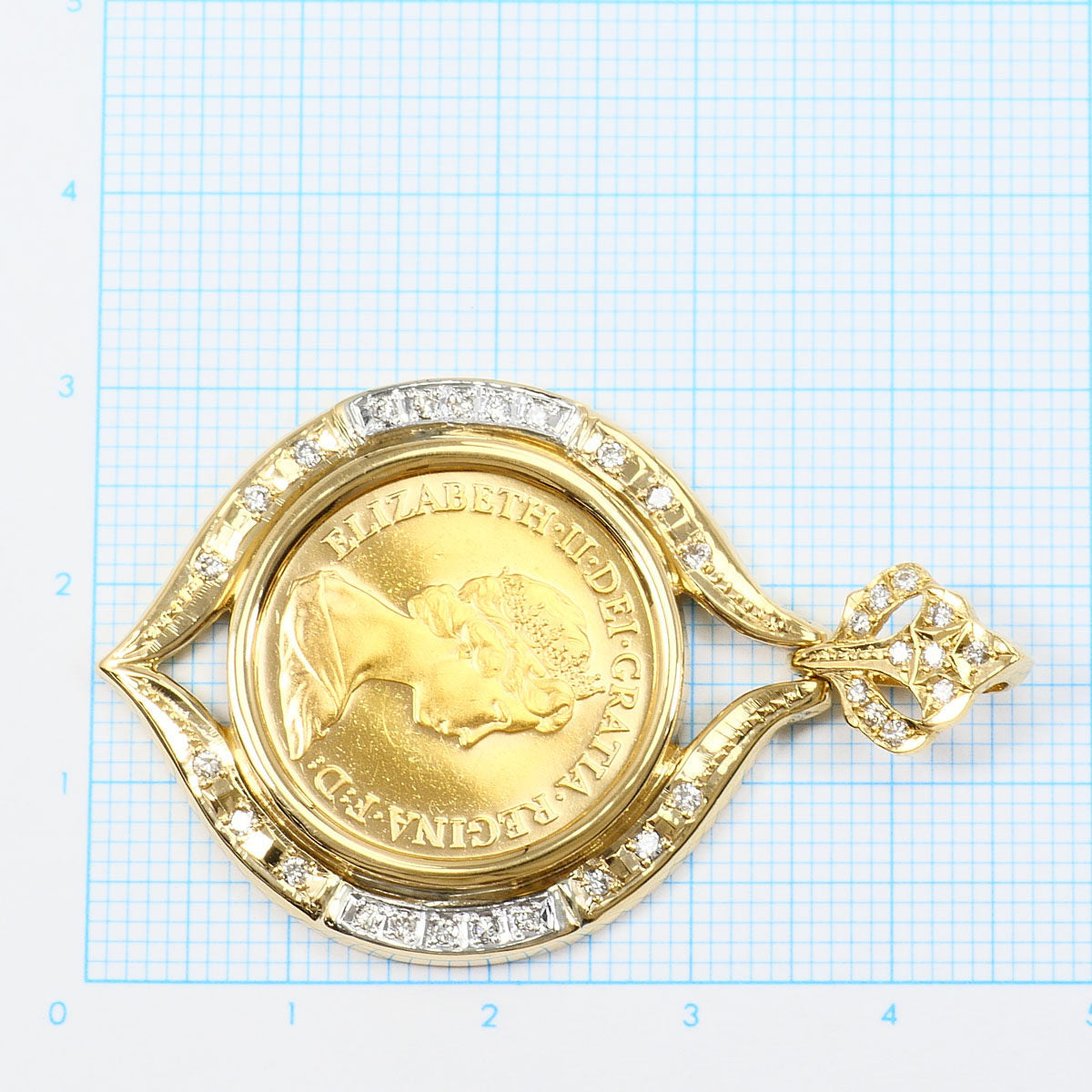 22K Yellow Gold Diamond Pendant – packaging