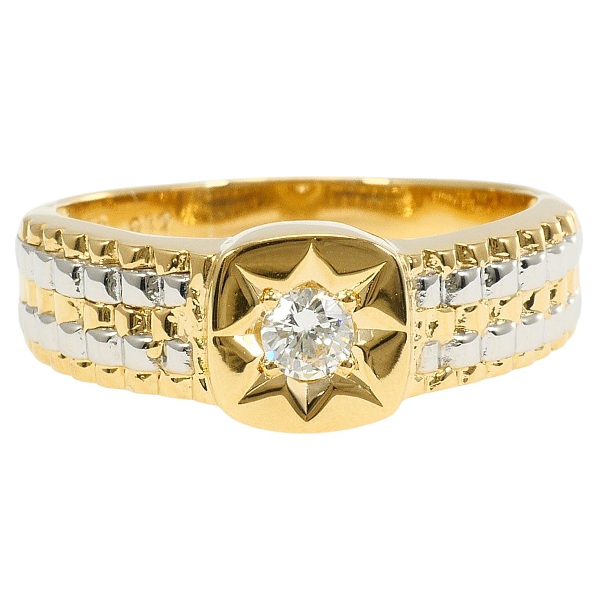 Platinum Diamond Ring – front view