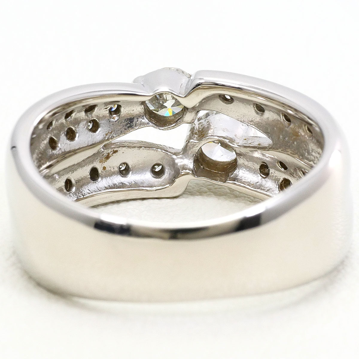 Platinum Diamond Ring – inside band