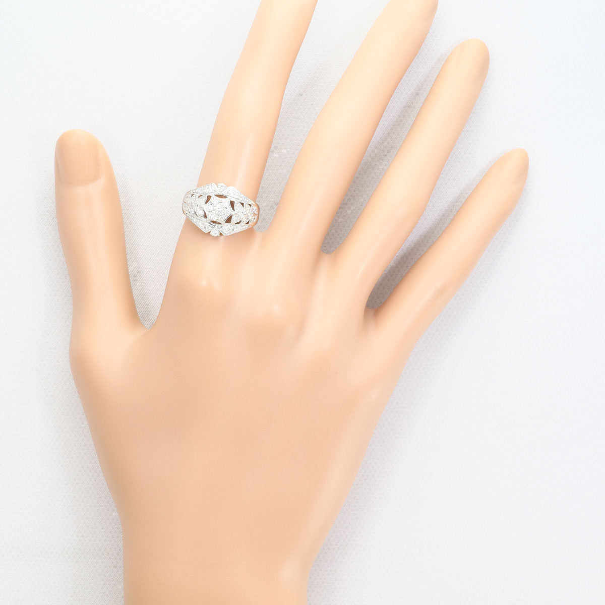 Platinum Diamond Ring – alternate view