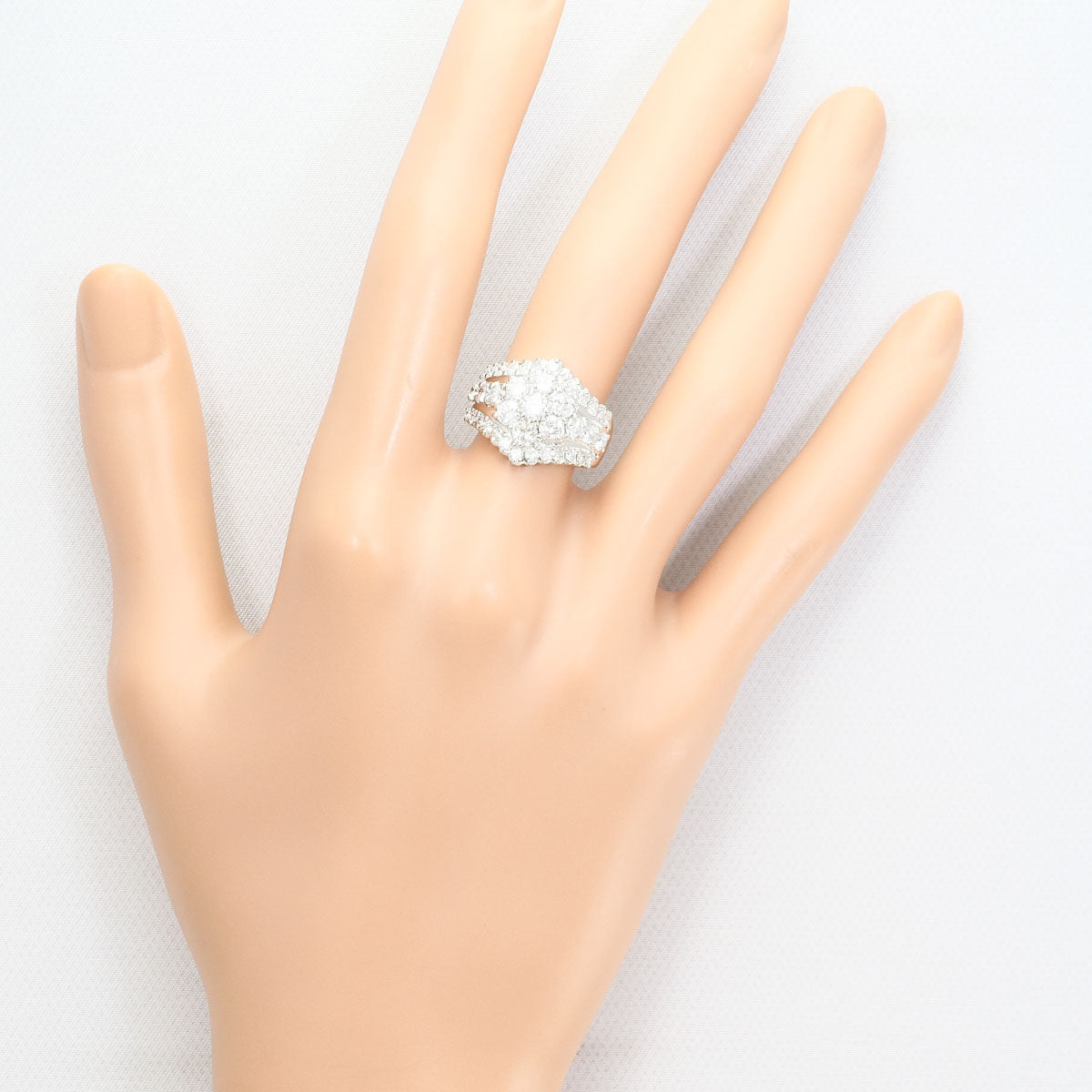 Platinum Diamond Ring – alternate view