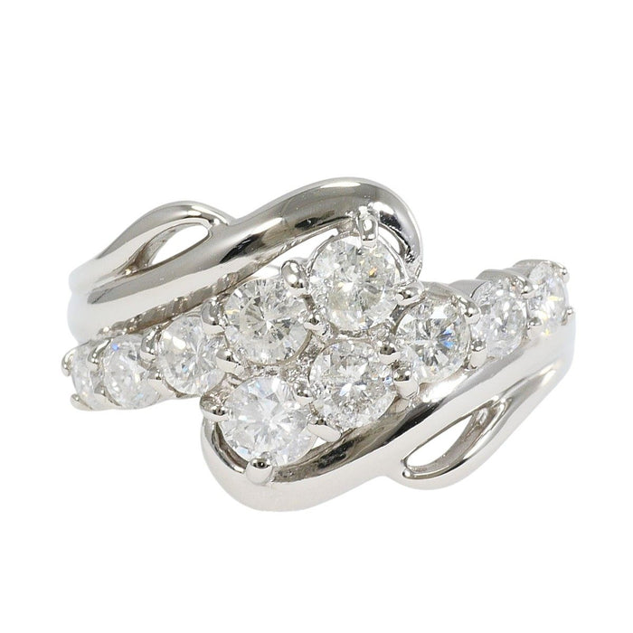Platinum Diamond Ring – front view