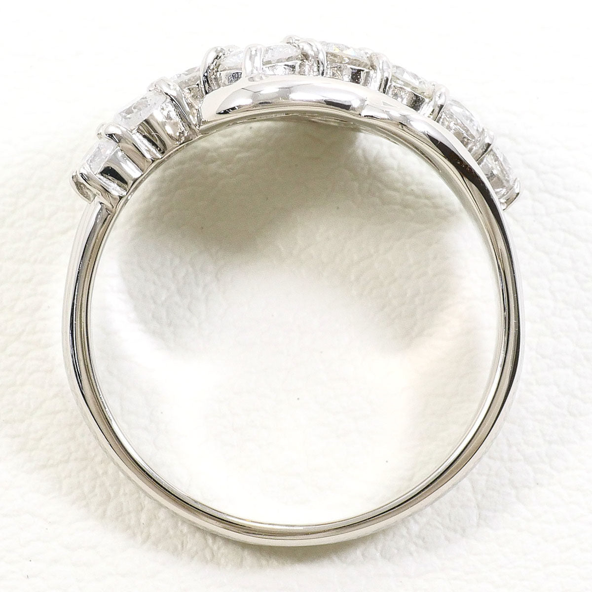 Platinum Diamond Ring – top view
