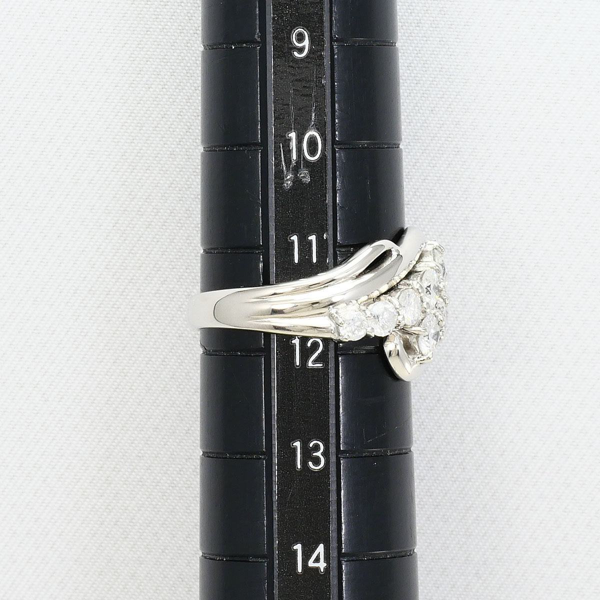 Platinum Diamond Ring – close-up