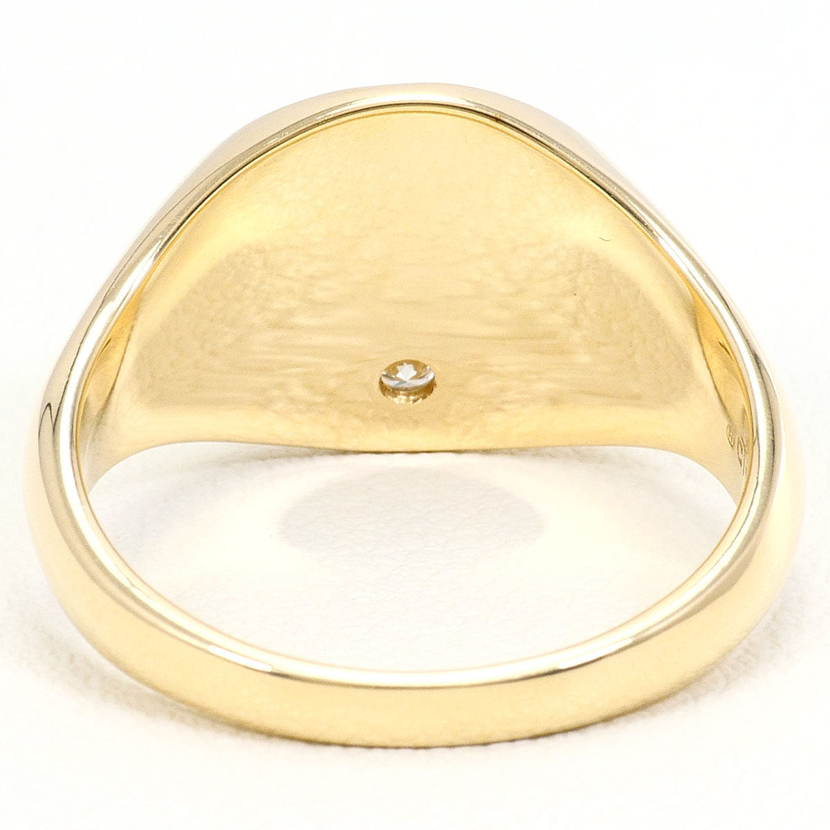 10K Yellow Gold Diamond Ring – inside band