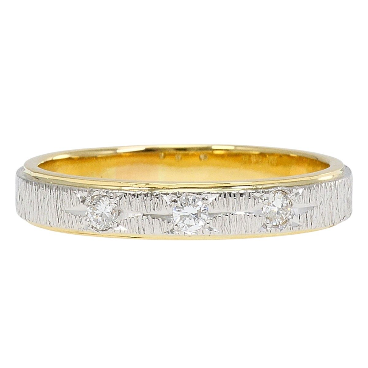 Platinum Diamond Ring – front view