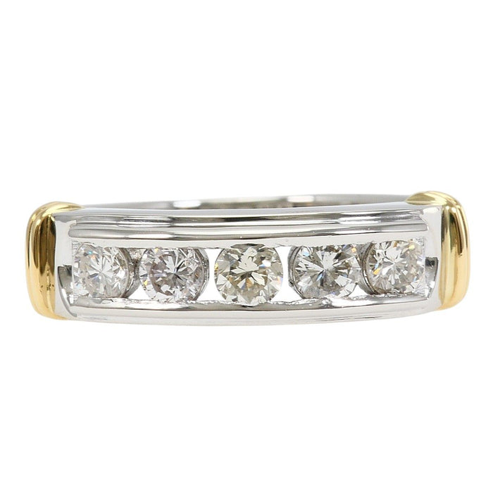 Platinum Diamond Ring – front view