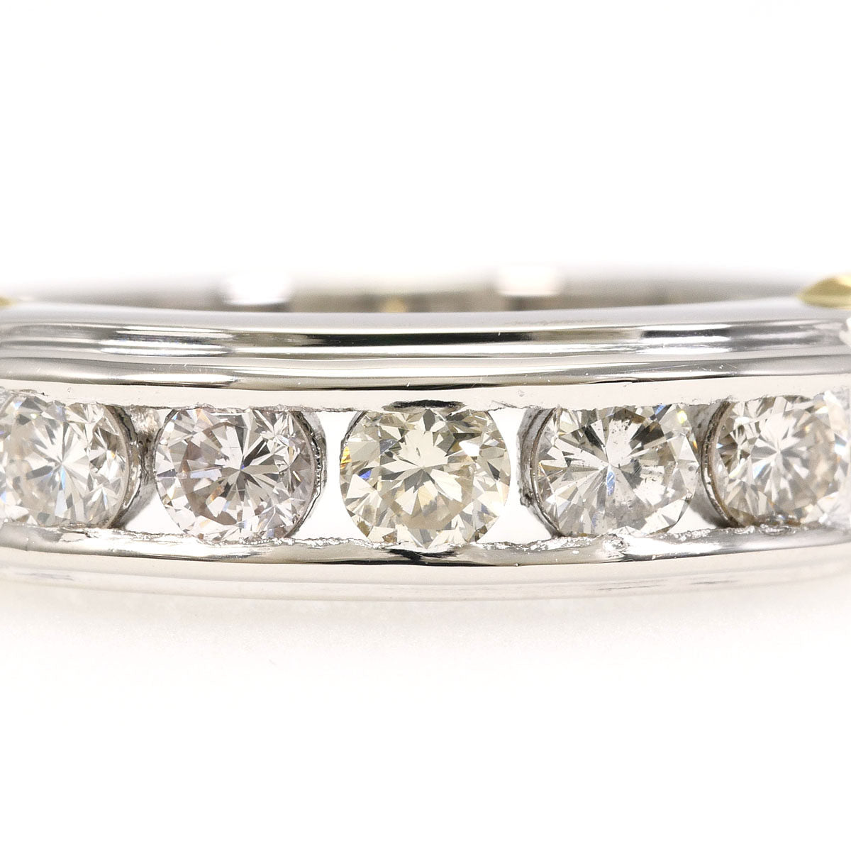 Platinum Diamond Ring – side view