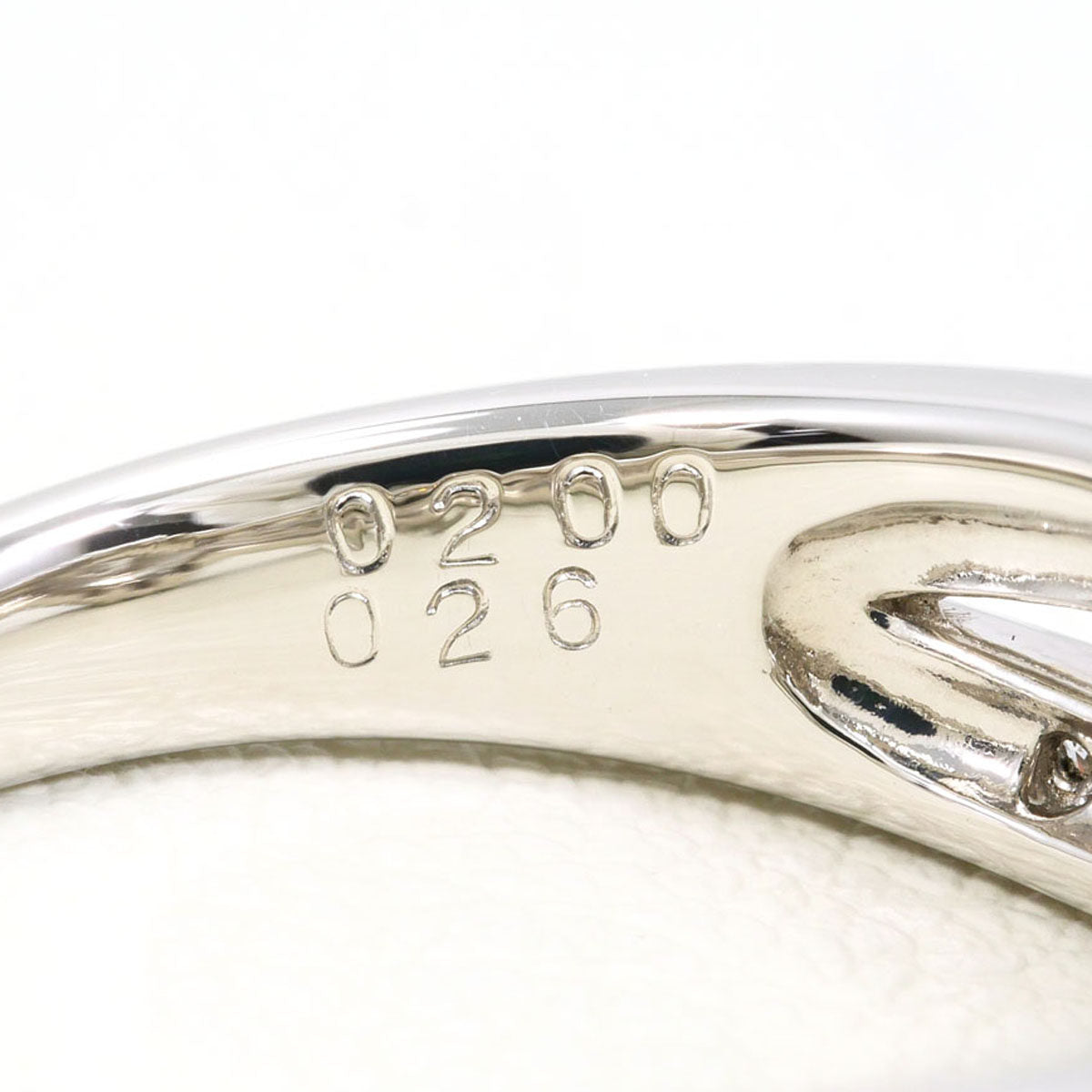 Platinum Diamond Ring – alternate view