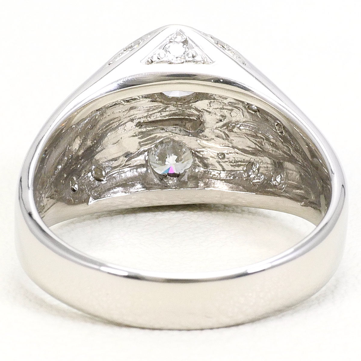 Platinum Diamond Ring – inside band