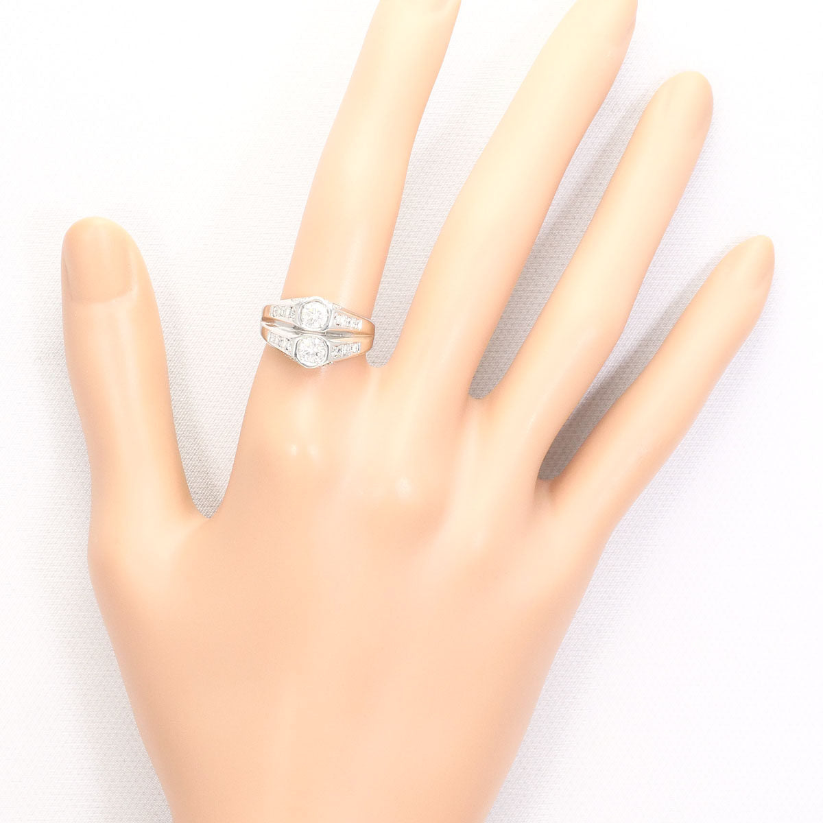 Platinum Diamond Ring – close-up