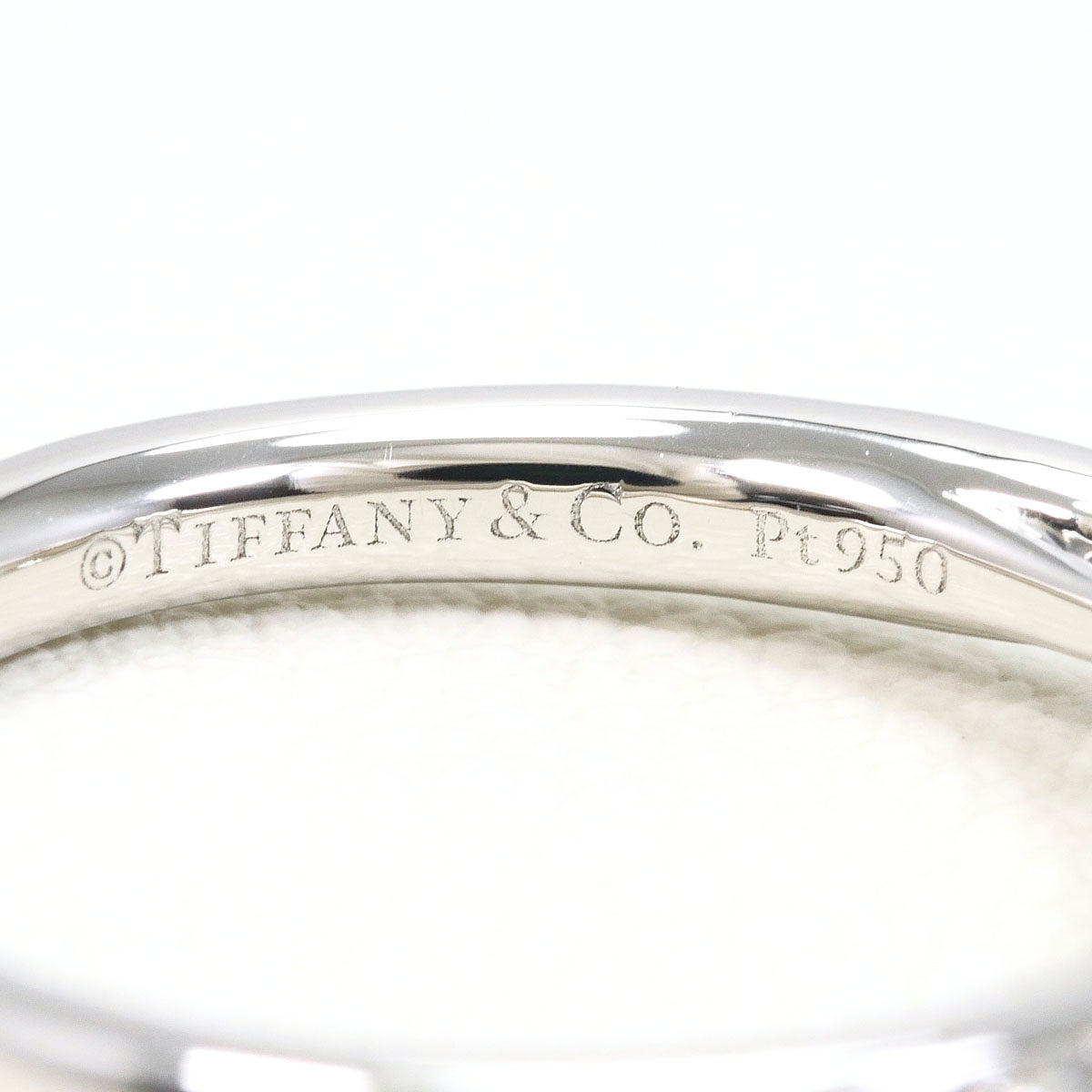 Tiffany & Co. Platinum Diamond Solitaire Ring – alternate view