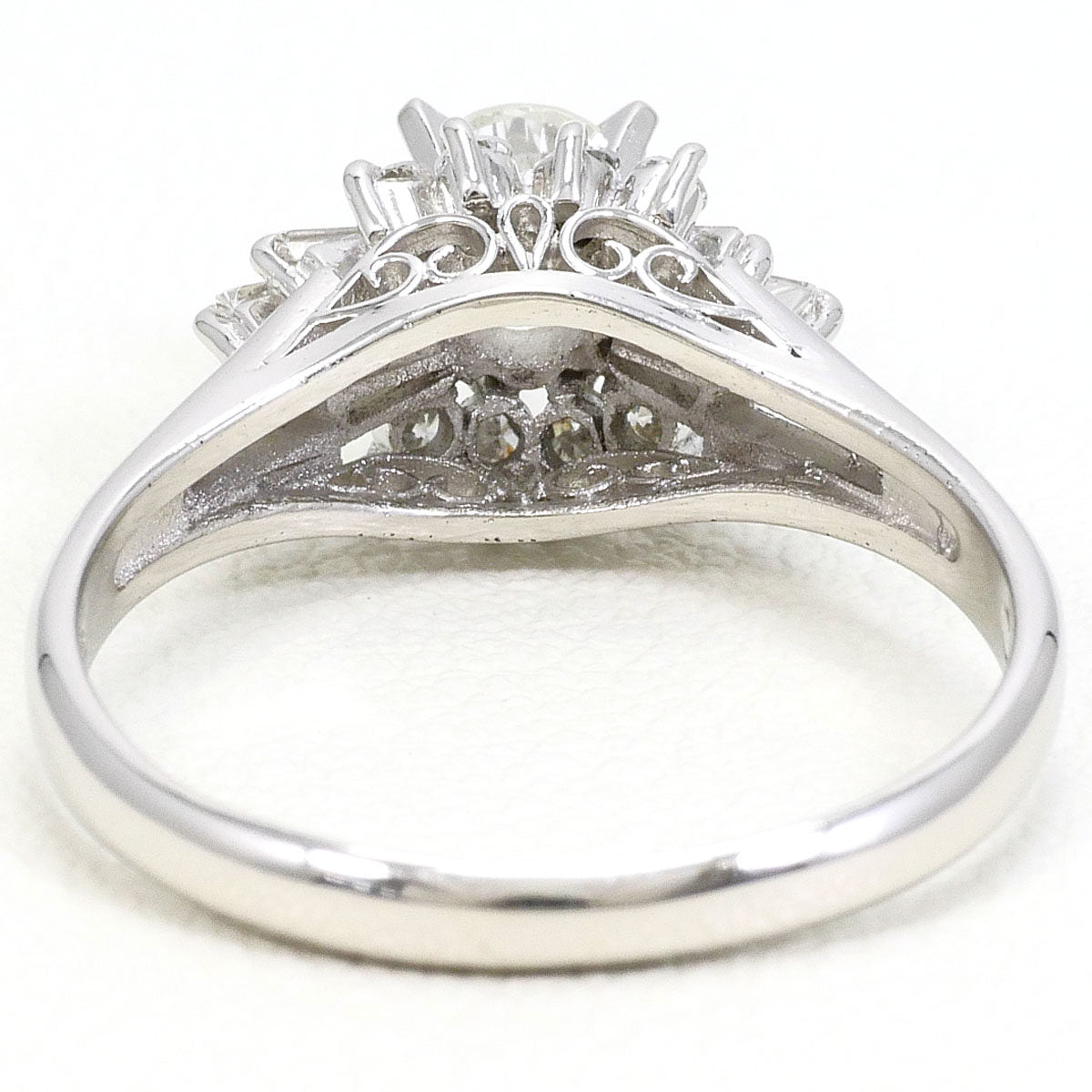 Platinum Diamond Ring – inside band