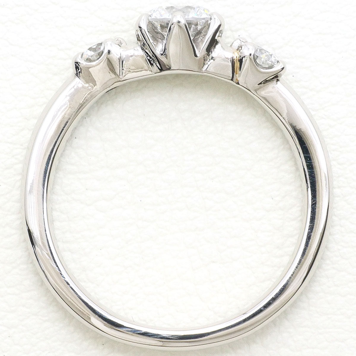 Platinum Diamond Ring – top view