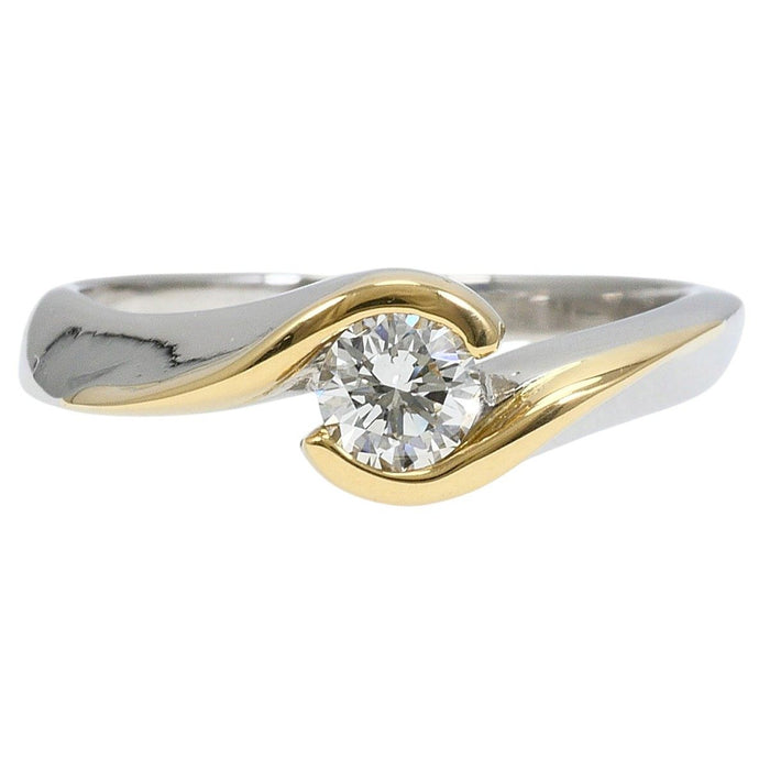 Platinum Diamond Ring – front view