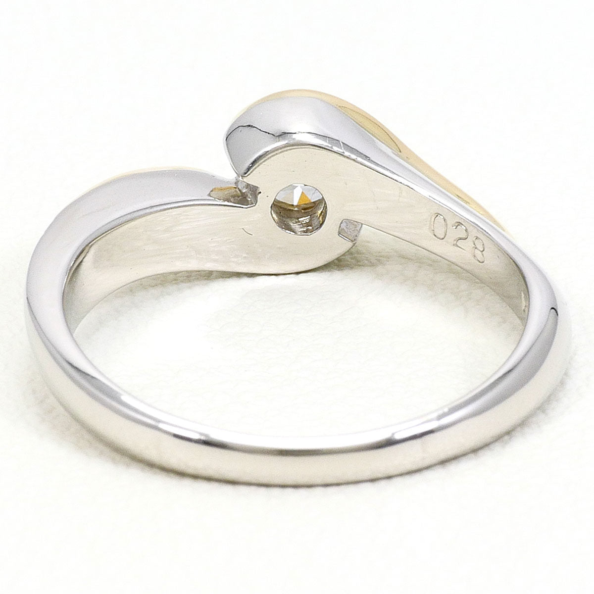 Platinum Diamond Ring – inside band