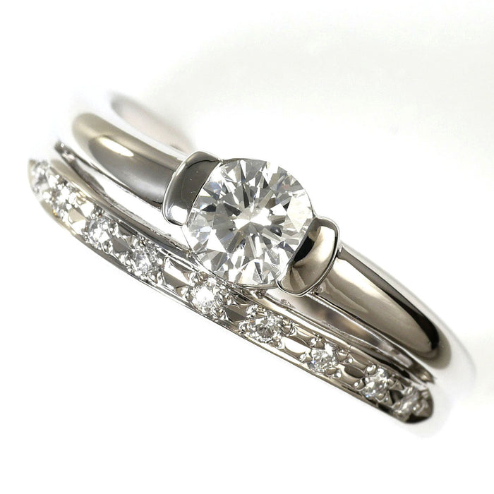 Platinum Diamond Ring – front view
