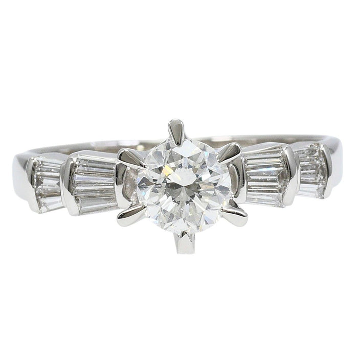Platinum Diamond Ring – front view