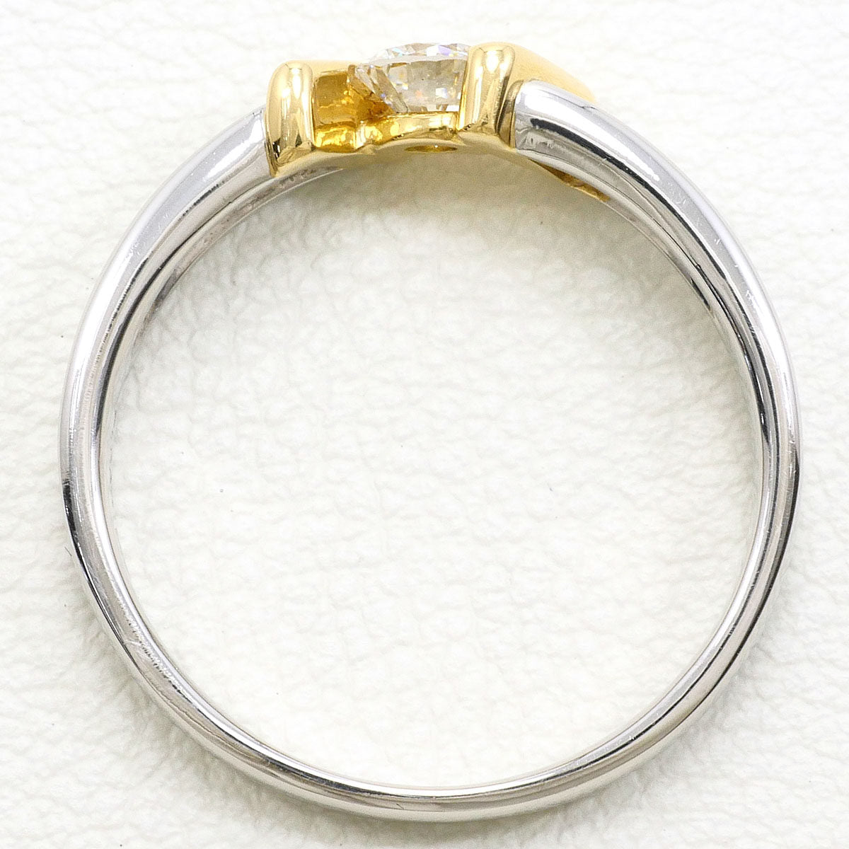 Platinum Diamond Ring – top view