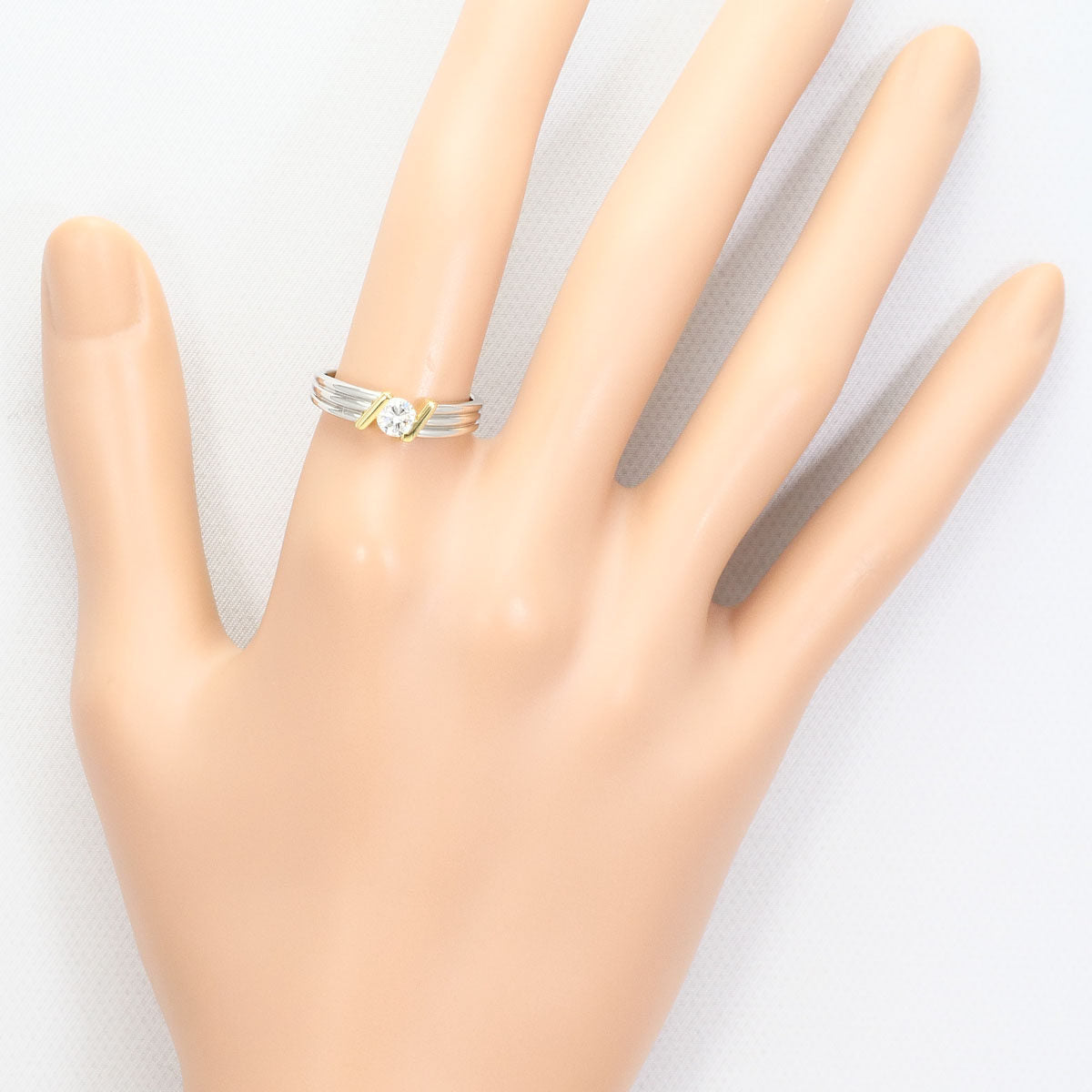 Platinum Diamond Ring – alternate view