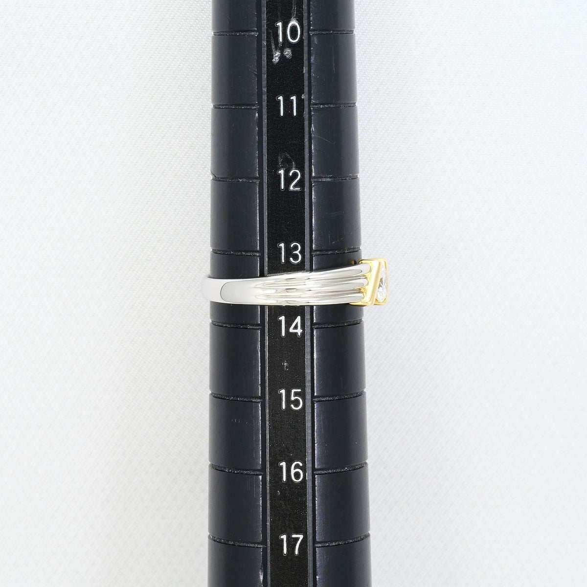 Platinum Diamond Ring – close-up