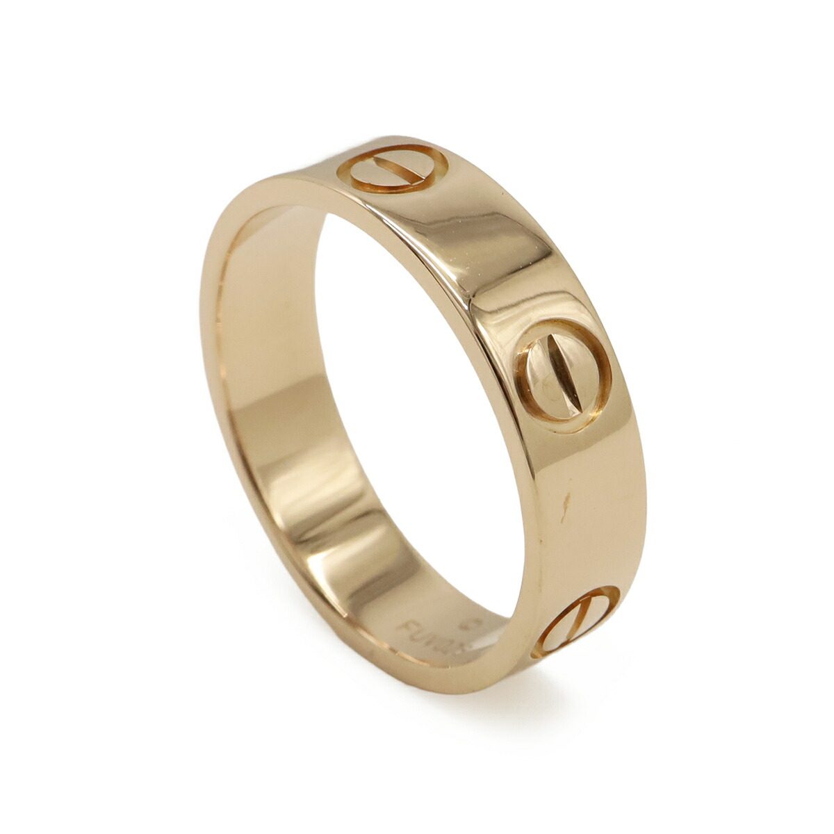 Cartier Love 18K Rose Gold Ring – side view