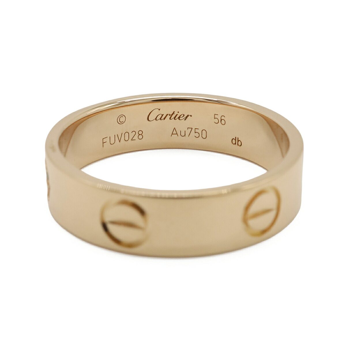 Cartier Love 18K Rose Gold Ring – inside band