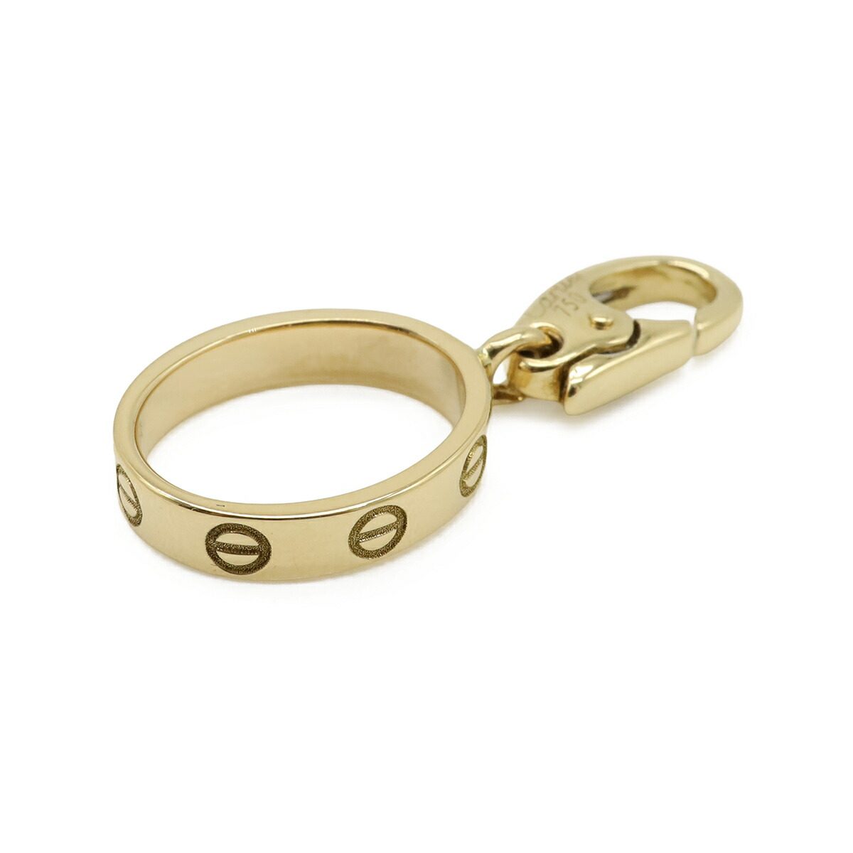 Cartier Love 18K Yellow Gold Pendant – front view