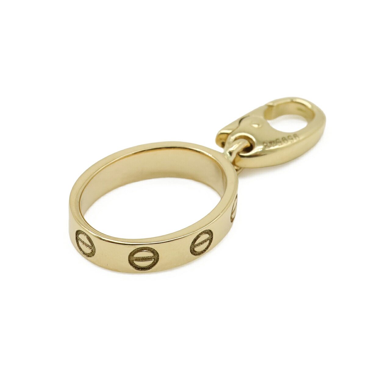 Cartier Love 18K Yellow Gold Pendant – pendant detail