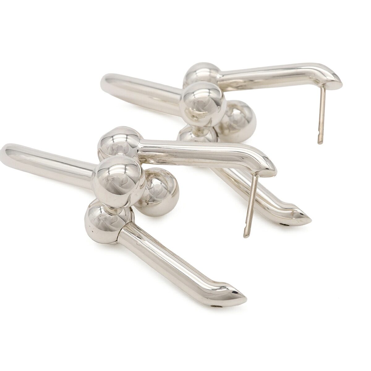 Tiffany & Co. HardWear Extra Large Link Sterling Silver Earrings – back and fastening