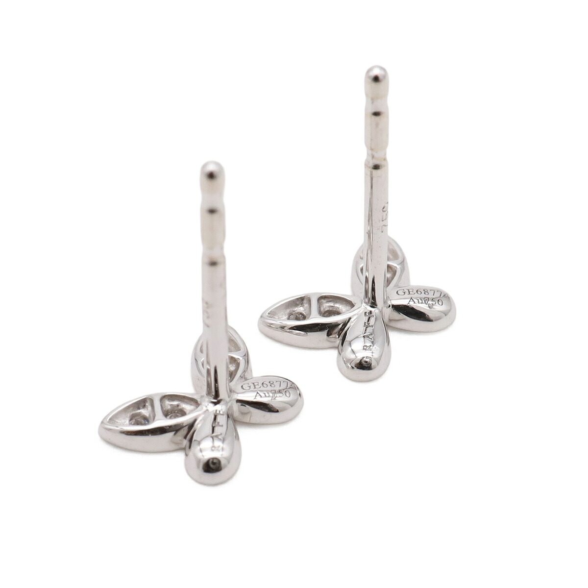 18K White Gold Graff Pave Butterfly Diamond Earrings – packaging