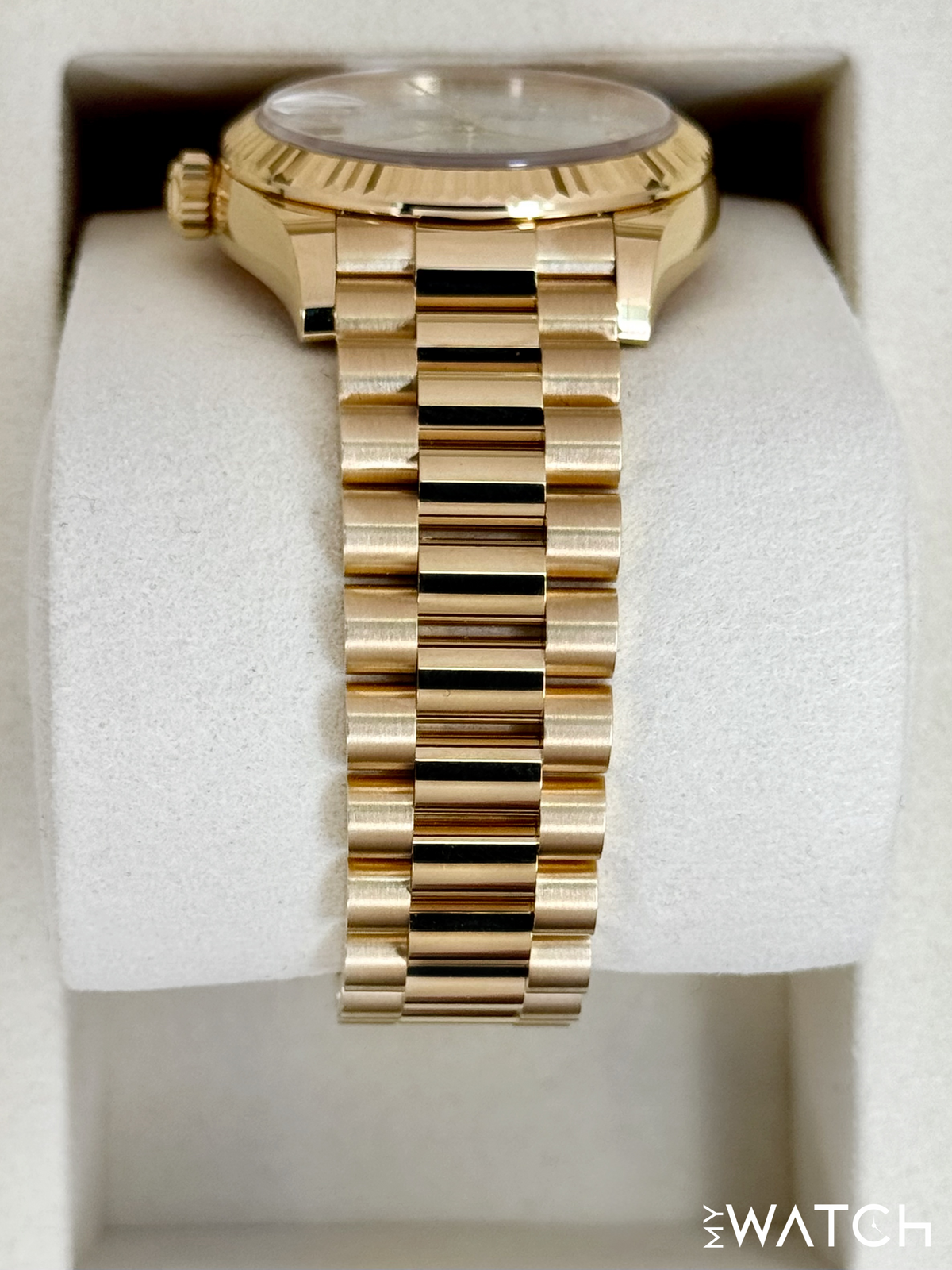 Rolex Datejust 31mm 278278 Yellow Gold Mother of Pearl Diamond Dial – bracelet and clasp