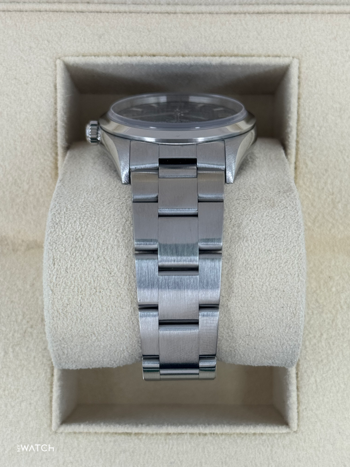 Rolex Air-King 34mm 14000M Stainless Steel Blue Dial – bracelet and clasp
