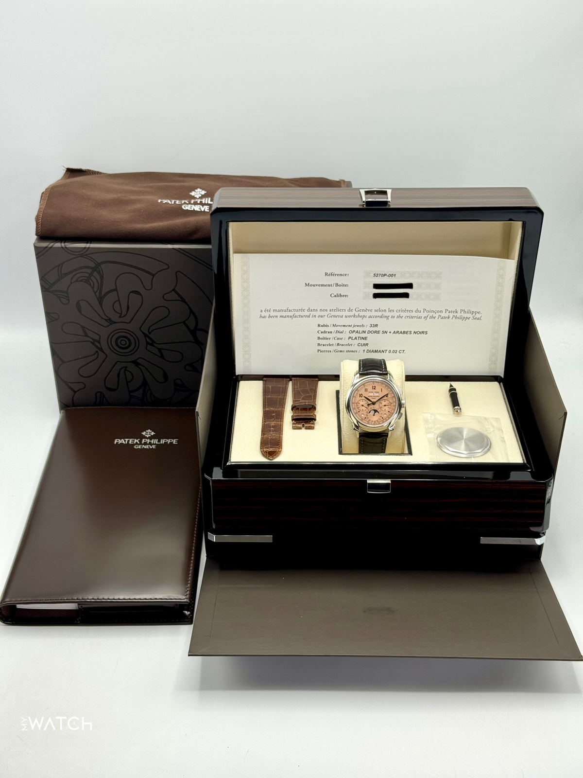 Patek Philippe 5270P Perpetual Calendar Chronograph Salmon Dial – image 11