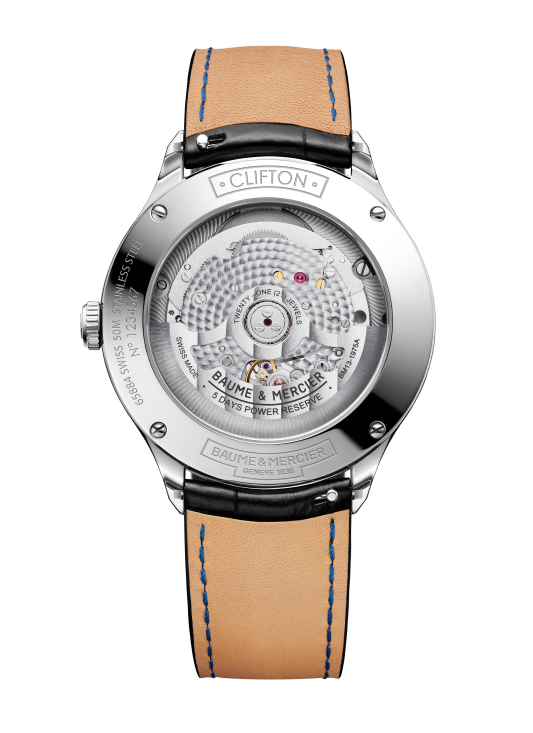 Baume & Mercier Clifton Baumatic 5-Day Chronometer White Dial 10518