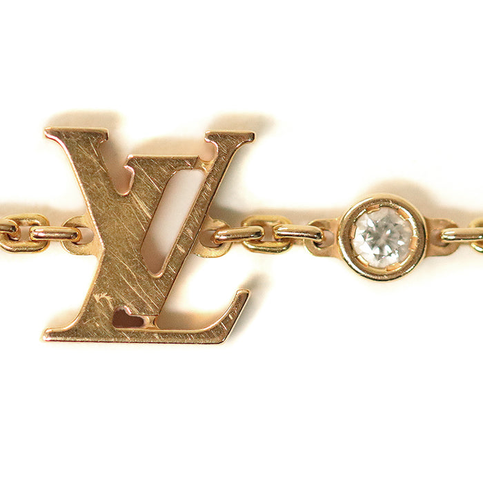 Louis Vuitton Idylle Blossom 18K Yellow Gold Diamond Bracelet – detail view