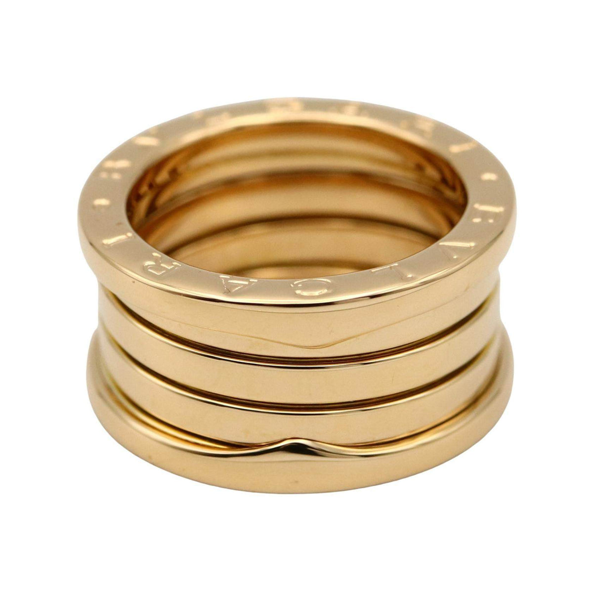 Bulgari B-zero1 4 Band 18K Yellow Gold Ring – side view